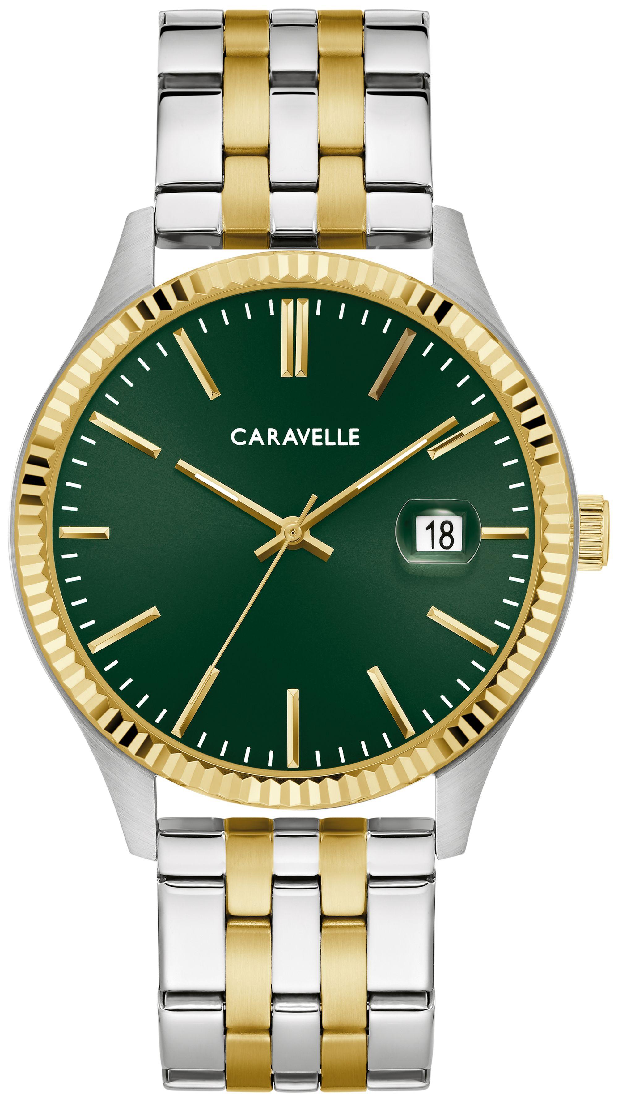 Caravelle Dress Stainless Steel Bracelet Classic Dress Classic Men's Watch - 45B162 Gifts for Him Bulova Watches