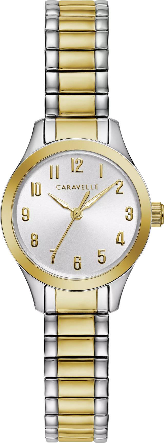 Caravelle Traditional Stainless Steel Expansion Classic Dress Classic Women's Watch - 45L177 Gifts for Her Bulova Watches