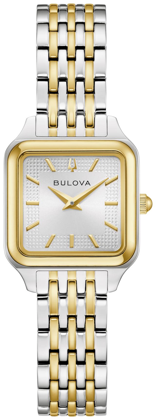 Bulova Sutton Stainless Steel Bracelet Classic Dress Classic Women's Watch - 98L330 Gifts for Her