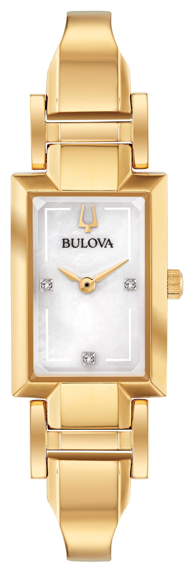 Bulova Classic Stainless Steel Bangle Dress Classic Women's Watch - 97P141 Gifts for Her