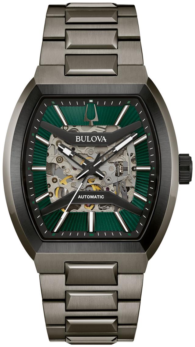 Bulova Maquina Stainless Steel Bracelet Performance Men's Watch - 98A321 Gifts for Him