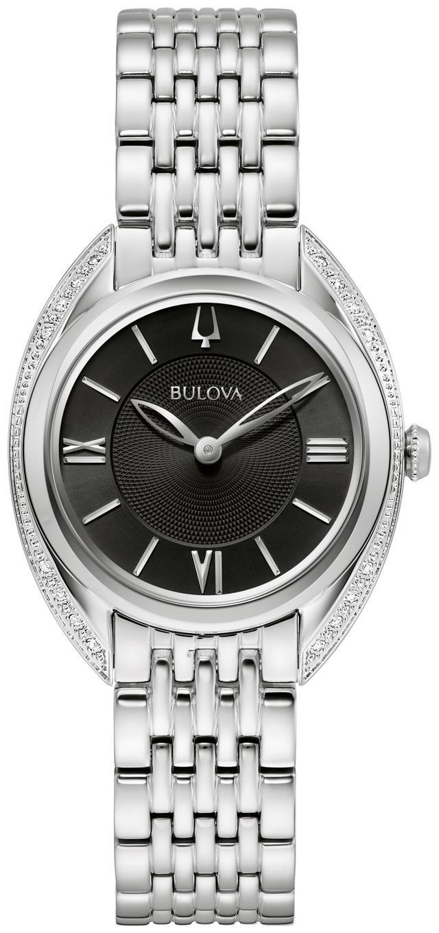Bulova Classic Stainless Steel Bracelet Dress Classic Women's Watch - 96R252 Gifts for Her