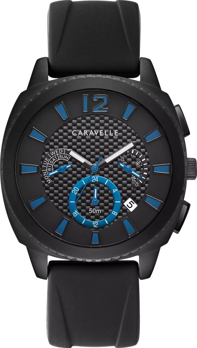 Bulova Sport Caravelle Silicone Strap Land Men's Watch - 45B159 Gifts for Him