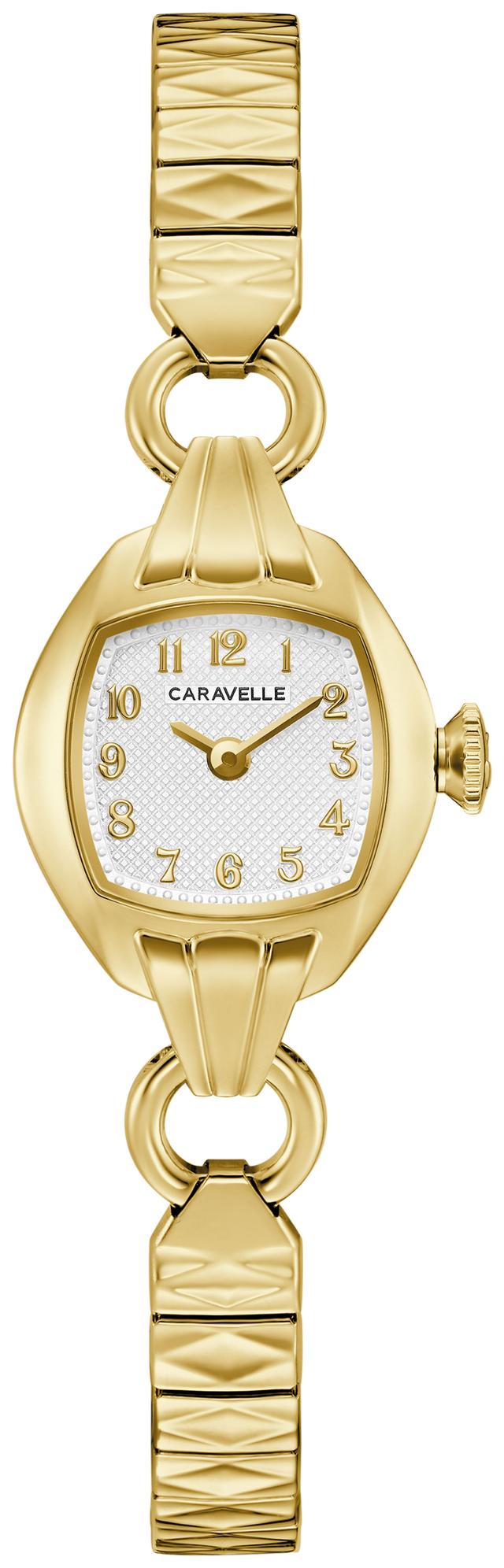 Caravelle Classic Stainless Steel Expansion Vintage Dress Women's Watch - 44L267 Gifts for Her Bulova Watches
