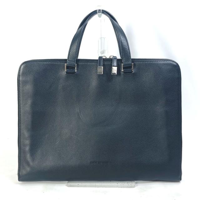 Dior Homme Black Leather Briefcase (Pre-Owned)