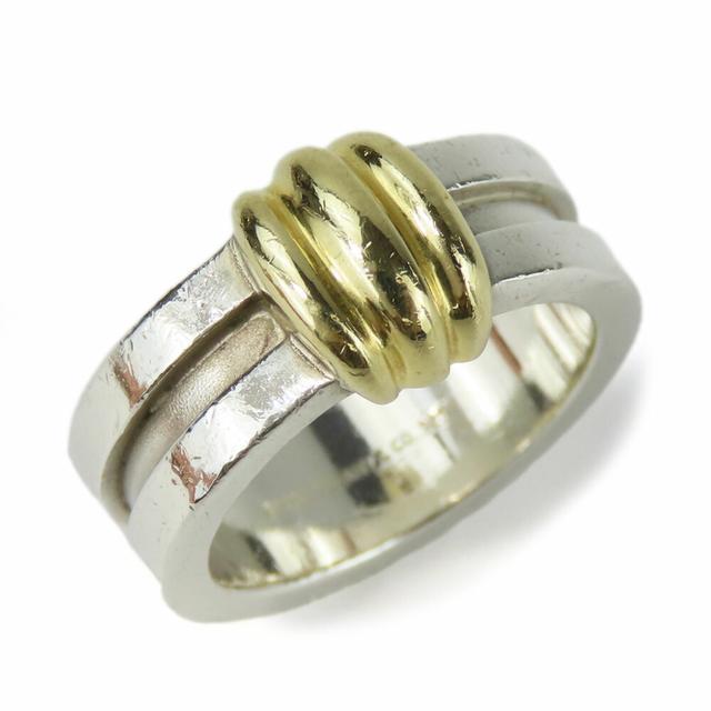 Tiffany Yellow Gold (18K) Silver 925 Band Ring (Pre-Owned)