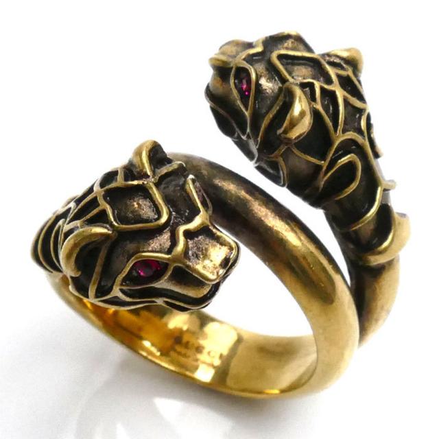 Gucci Gold Metal Band Ring (Pre-Owned)