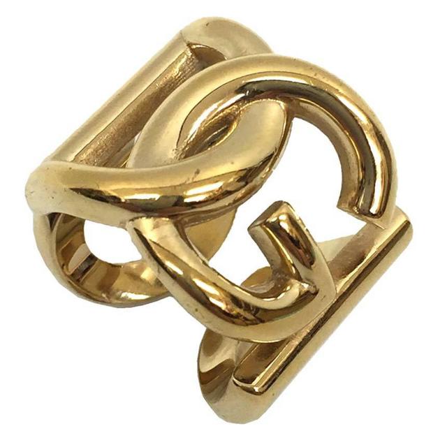 Dolce & Gabbana Gold Metal Band Ring (Pre-Owned)