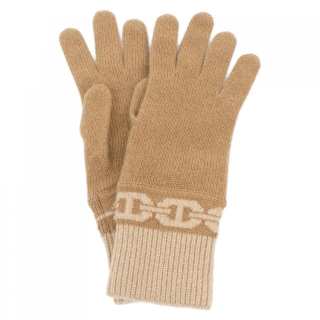 Hermes Brown Cashmere Warm Gloves (Pre-Owned)