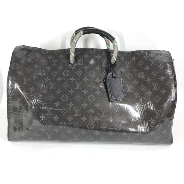 Louis Vuitton Monogram Eclipse Black Monogram Eclipse Boston Bag Shoulder Bag (Pre-Owned)