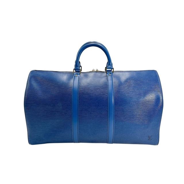 Louis Vuitton Epi Toledo Blue Epi Leather Boston Bag (Pre-Owned)