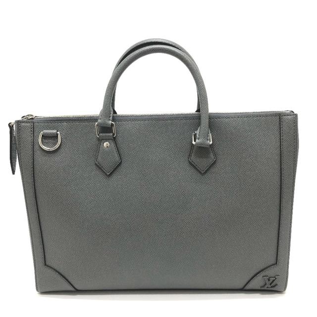Louis Vuitton Taiga Gray Taiga Leather Briefcase (Pre-Owned)