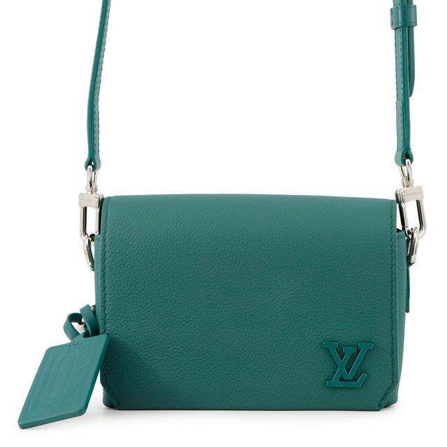Louis Vuitton Green Leather Shoulder Bag (Pre-Owned)
