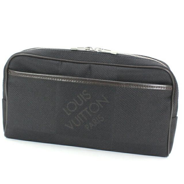 Louis Vuitton Black Damier Canvas Damier Geant Fanny Pack Sling Bag (Pre-Owned)