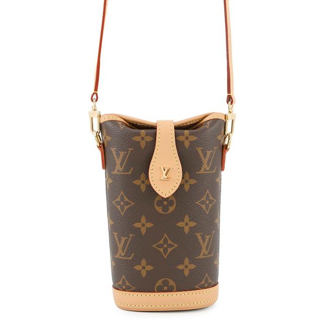 Louis Vuitton Brown Monogram Monogram Pouch Shoulder Bag (Pre-Owned)