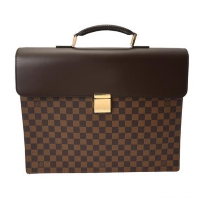 Louis Vuitton Brown Damier Canvas Damier Canvas Briefcase (Pre-Owned)