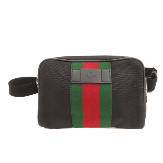 Gucci Black Canvas Fanny Pack (Pre-Owned)