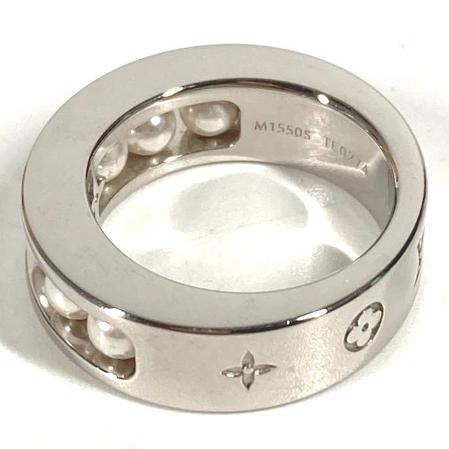 Louis Vuitton Silver Metal Band Ring (Pre-Owned)