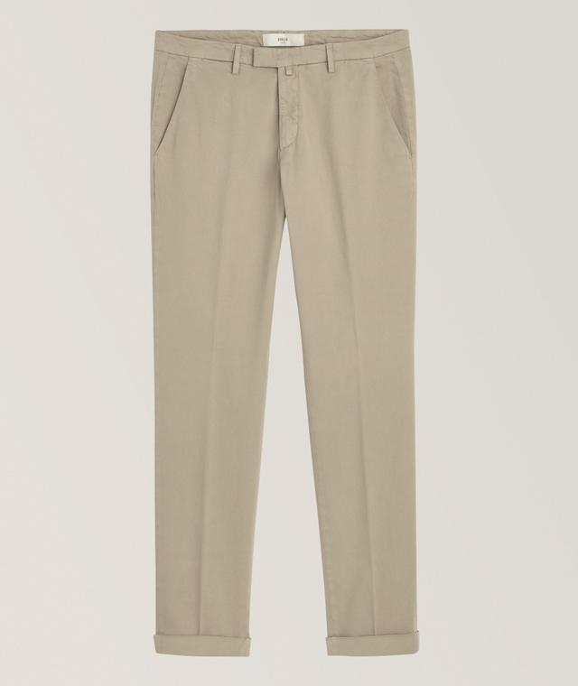 Briglia Chino En Jersey De Coton Extensible En Beige | Taille Homme 54