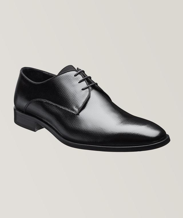 Harold De Harry Rosen Chaussure Lacée En Cuir Verni En Noir | Taille Homme 40