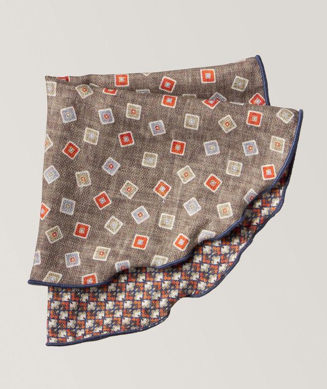 Reversible Medallion & Neat Silk Pocket Circle