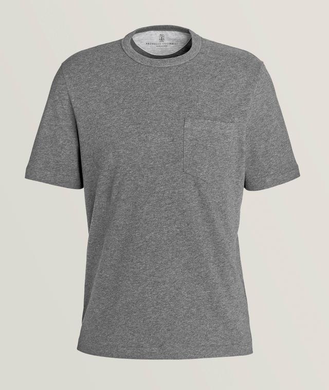 Brunello Cucinelli T-Shirt En Coton En Gris | Taille Homme TTG