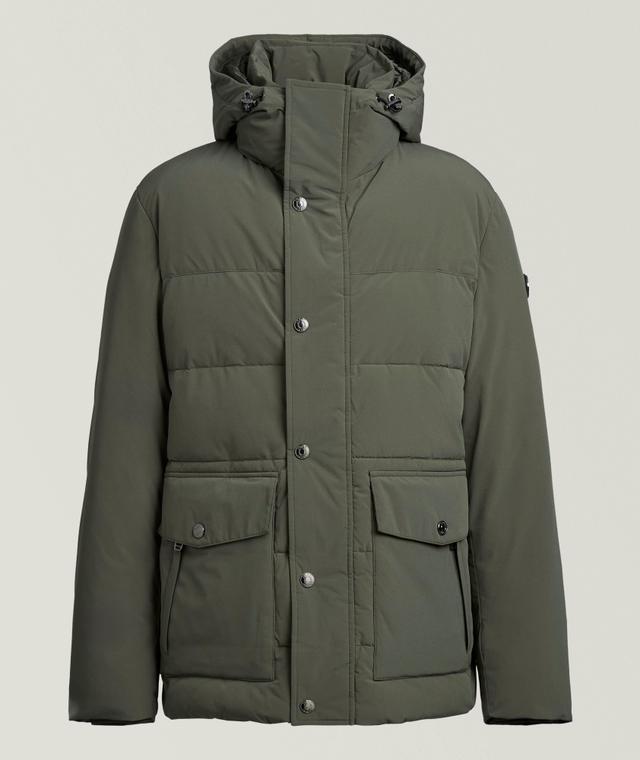 Joop! Matte Puffer Coat In Green | Men's Size 52