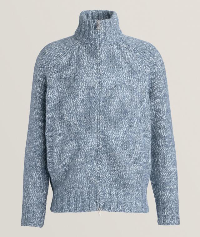 Brunello Cucinelli Wool-Blend Cardigan Sweater In Blue | Men's Size Small