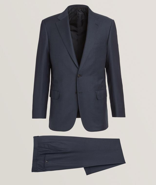 Micro Houndstooth Wool-Cashmere Suit
