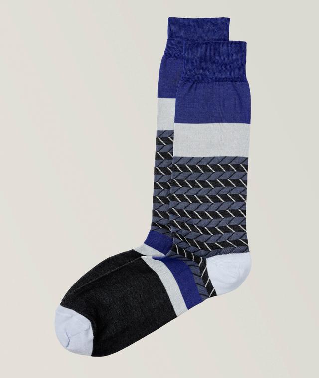 Fantasy Striped Chevron Socks
