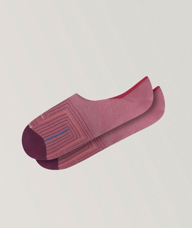 Bugatchi Chaussettes Courtes À Motif Quadrillé En Rose