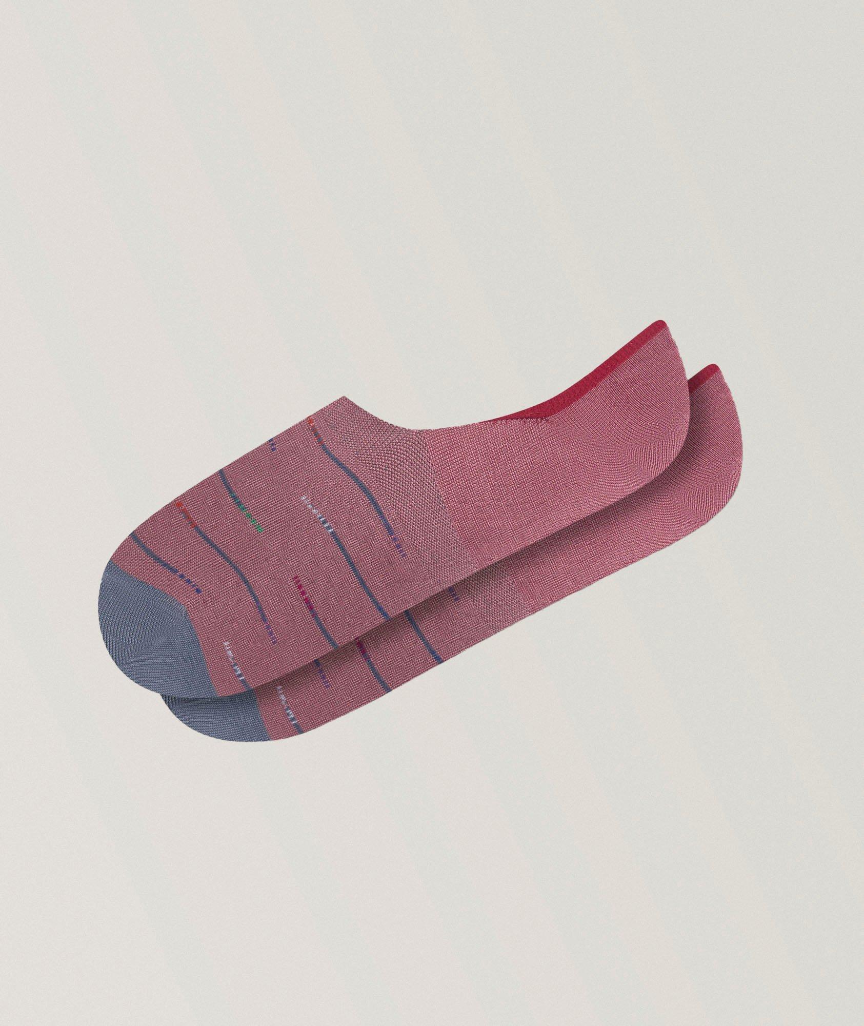 Dotted-Line No-Show Socks