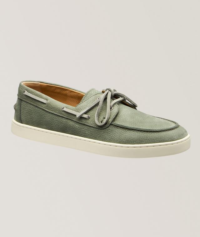 Henderson Mocassin En Nubuck En Vert | Taille Homme 40.5