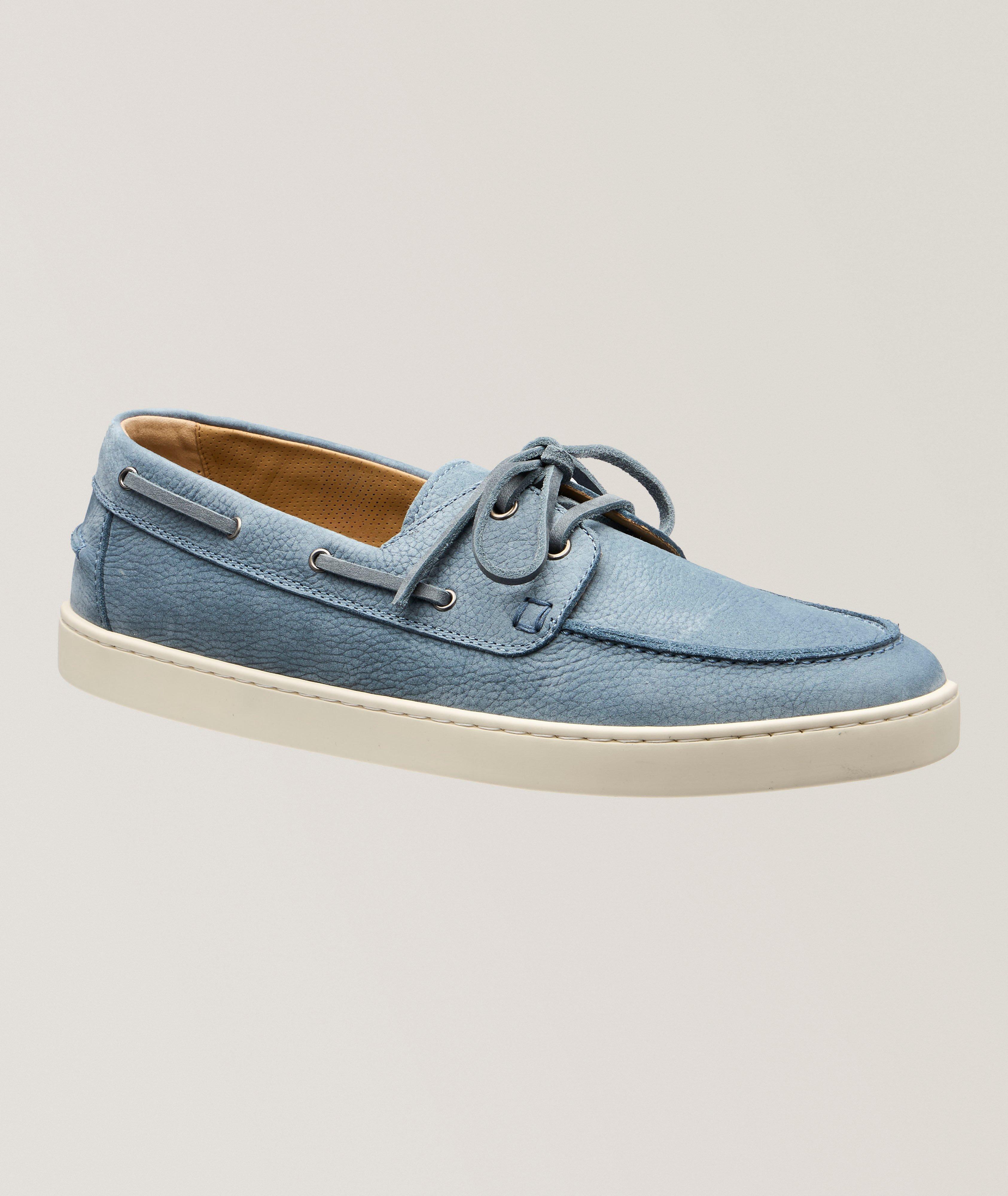 Henderson Mocassin En Nubuck En Bleu | Taille Homme 43.5