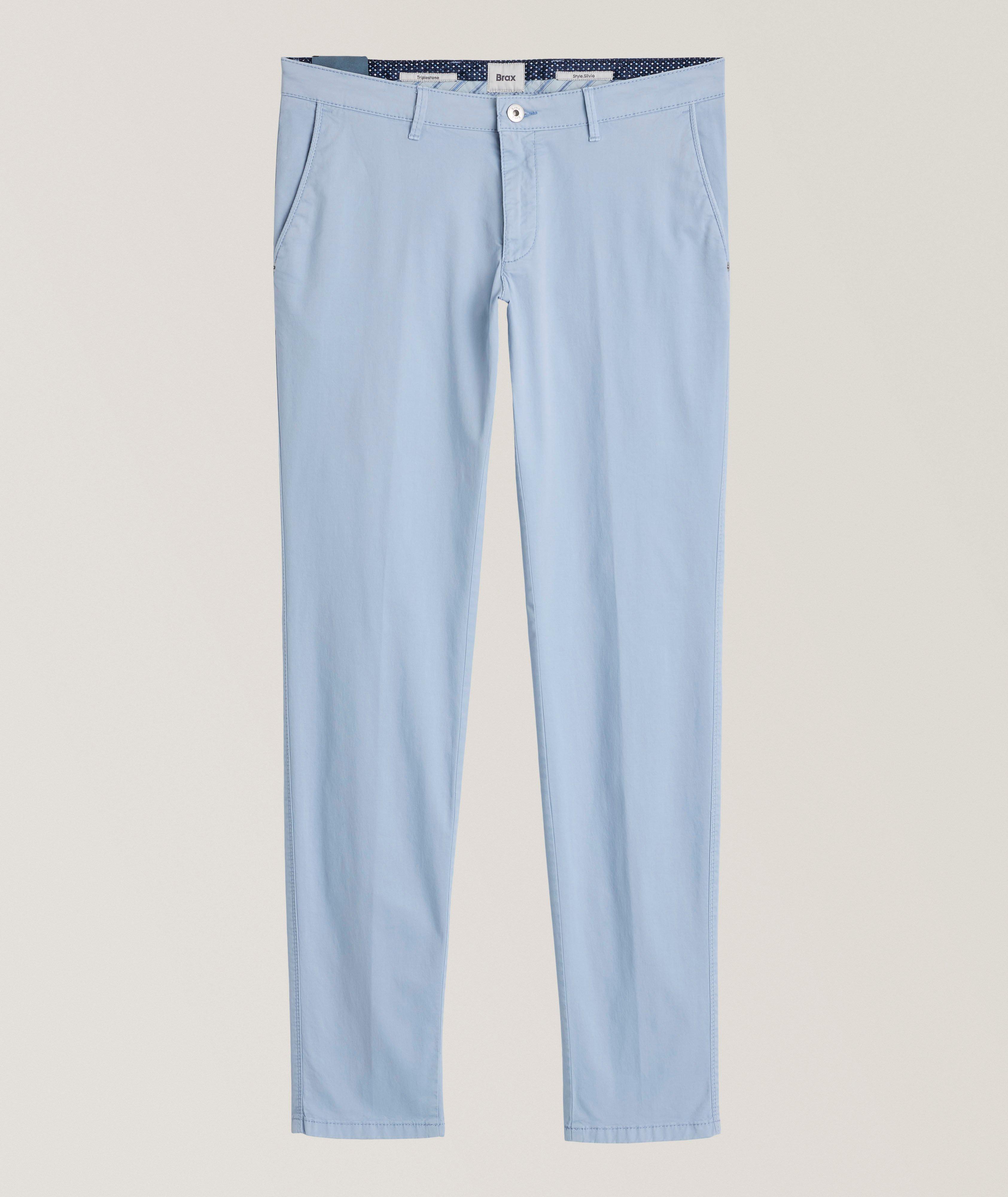 Brax Chino Silvio De Coupe Amincie En Bleu | Taille Homme 36