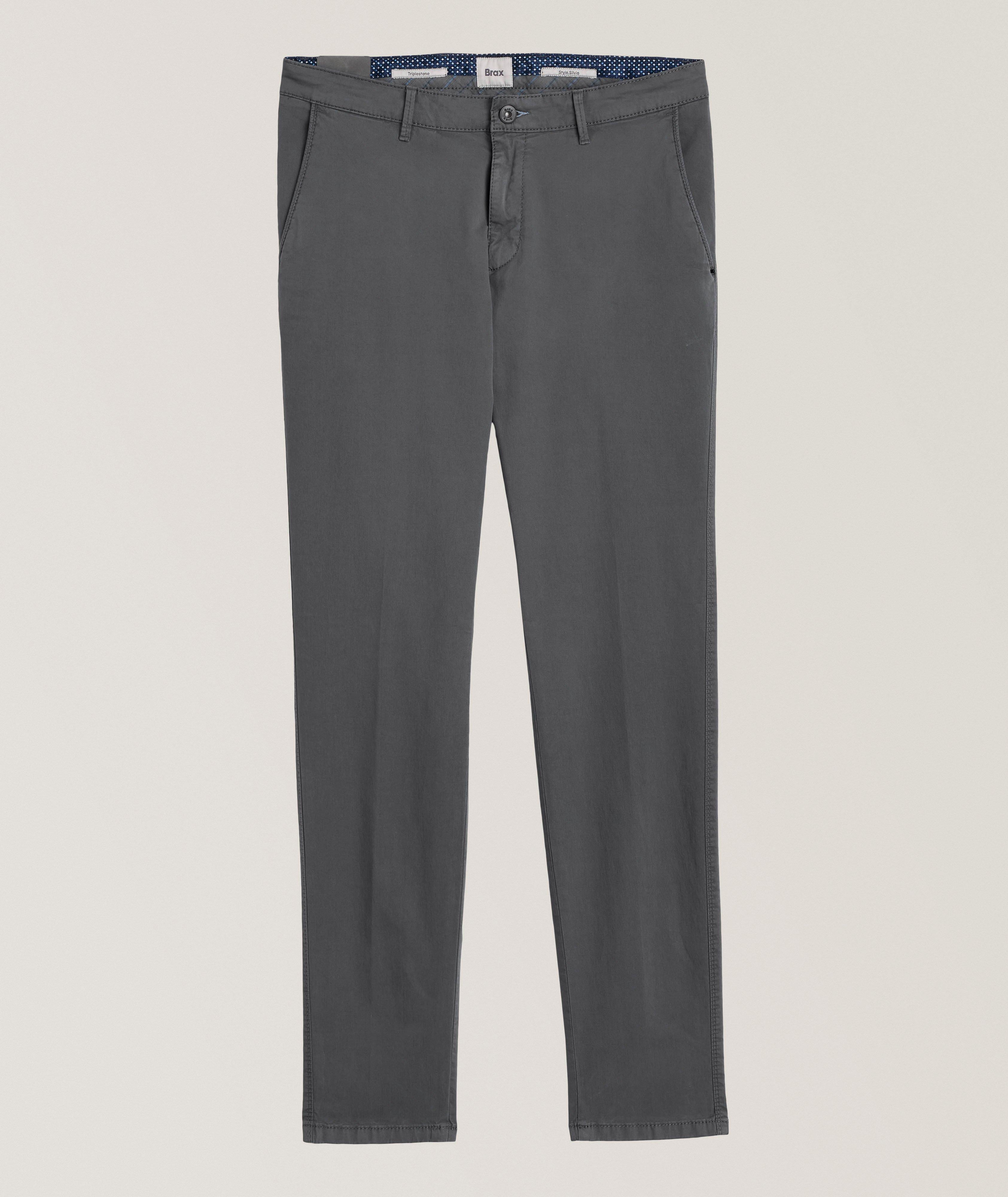 Brax Chino Silvio De Coupe Amincie En Gris | Taille Homme 35