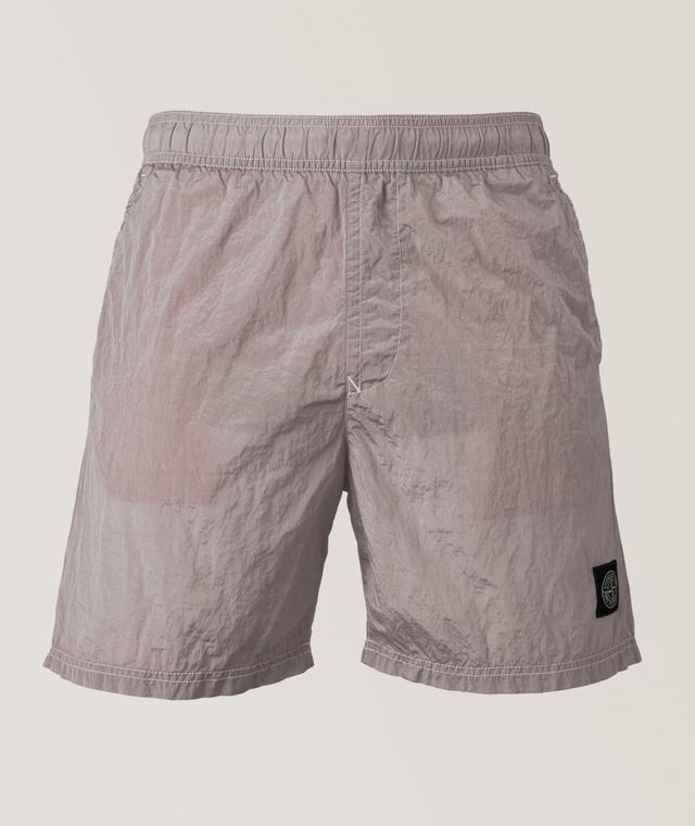 Stone Island Short De Bain Iridescent En Rose | Taille Homme TG