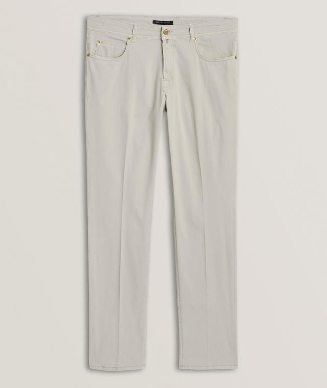 Briglia Pantalon Steve En Coton Extensible En Gris | Taille Homme 54