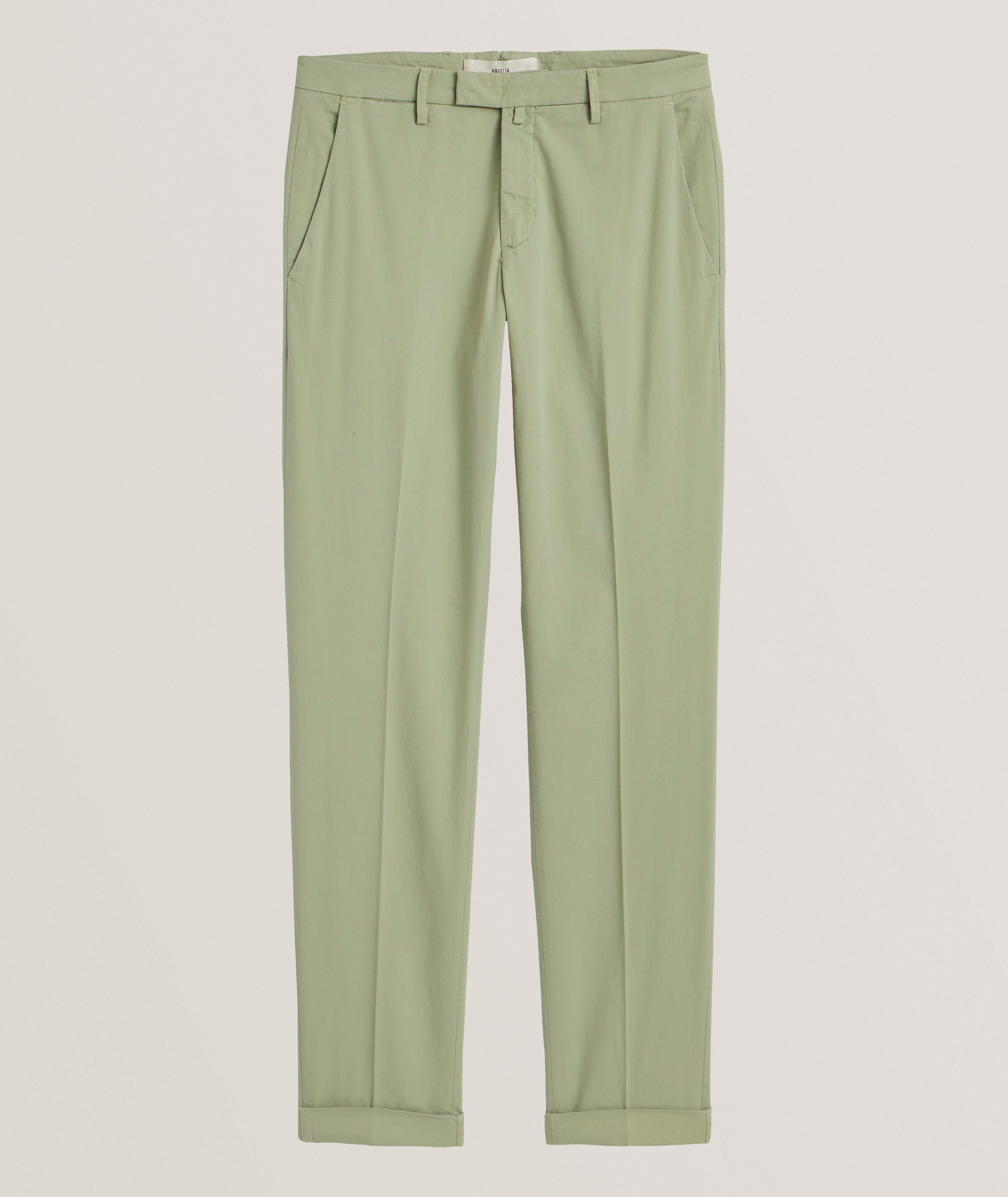 Slim-Fit Stretch-Cotton Chinos