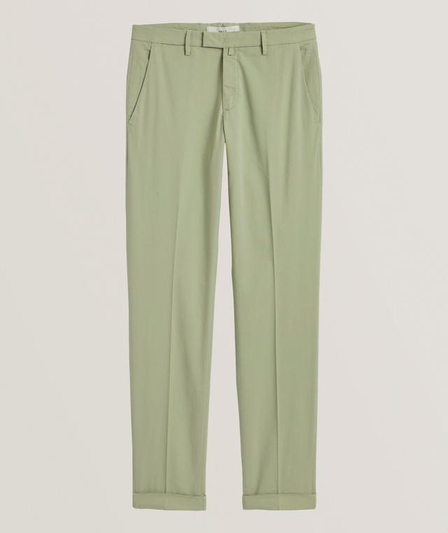 Slim-Fit Stretch-Cotton Chinos