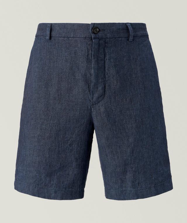 Paul & Shark Short En Lin En Bleu | Taille Homme 48