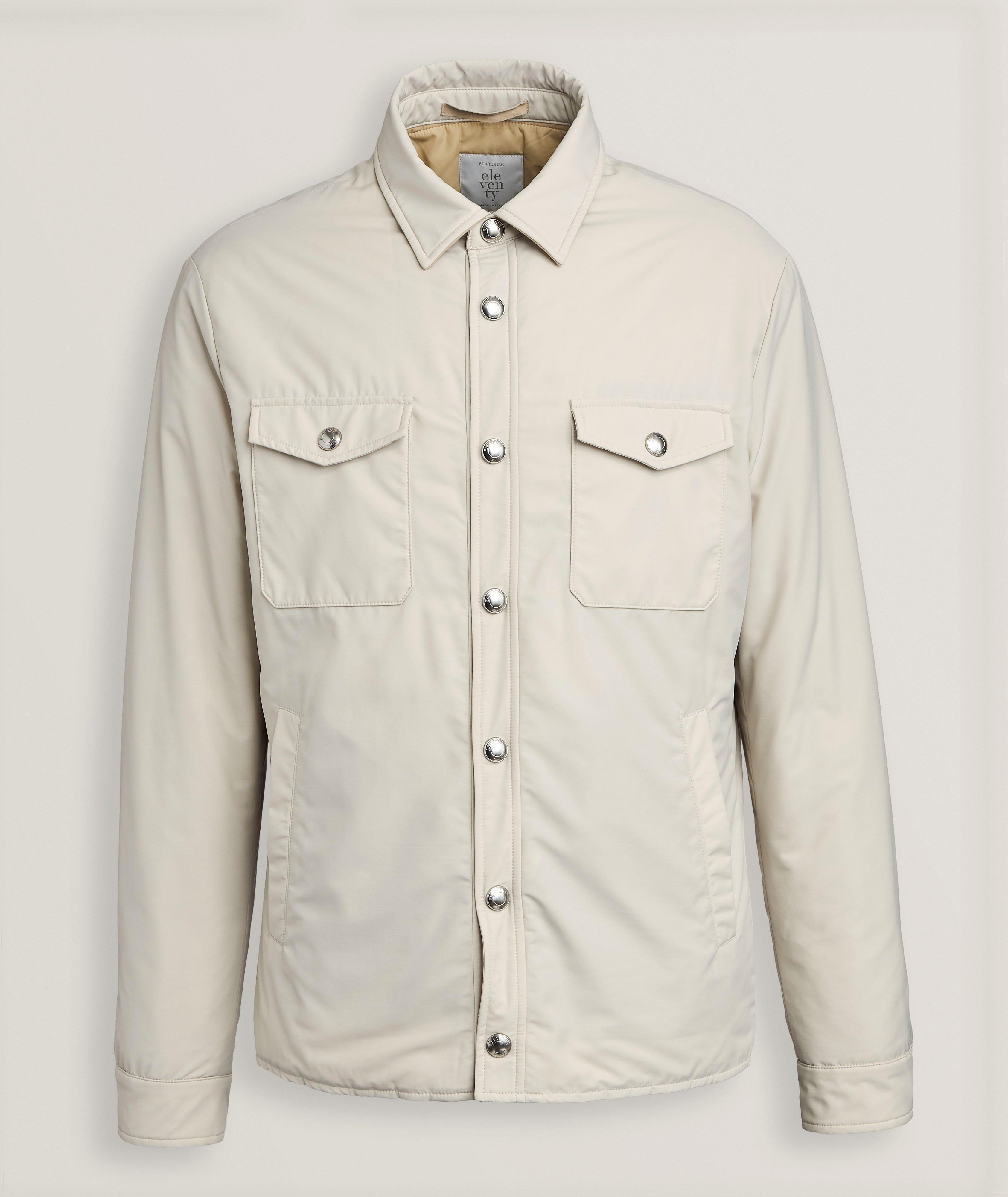 Eleventy Surchemise Matelassée En Beige | Taille Homme 54