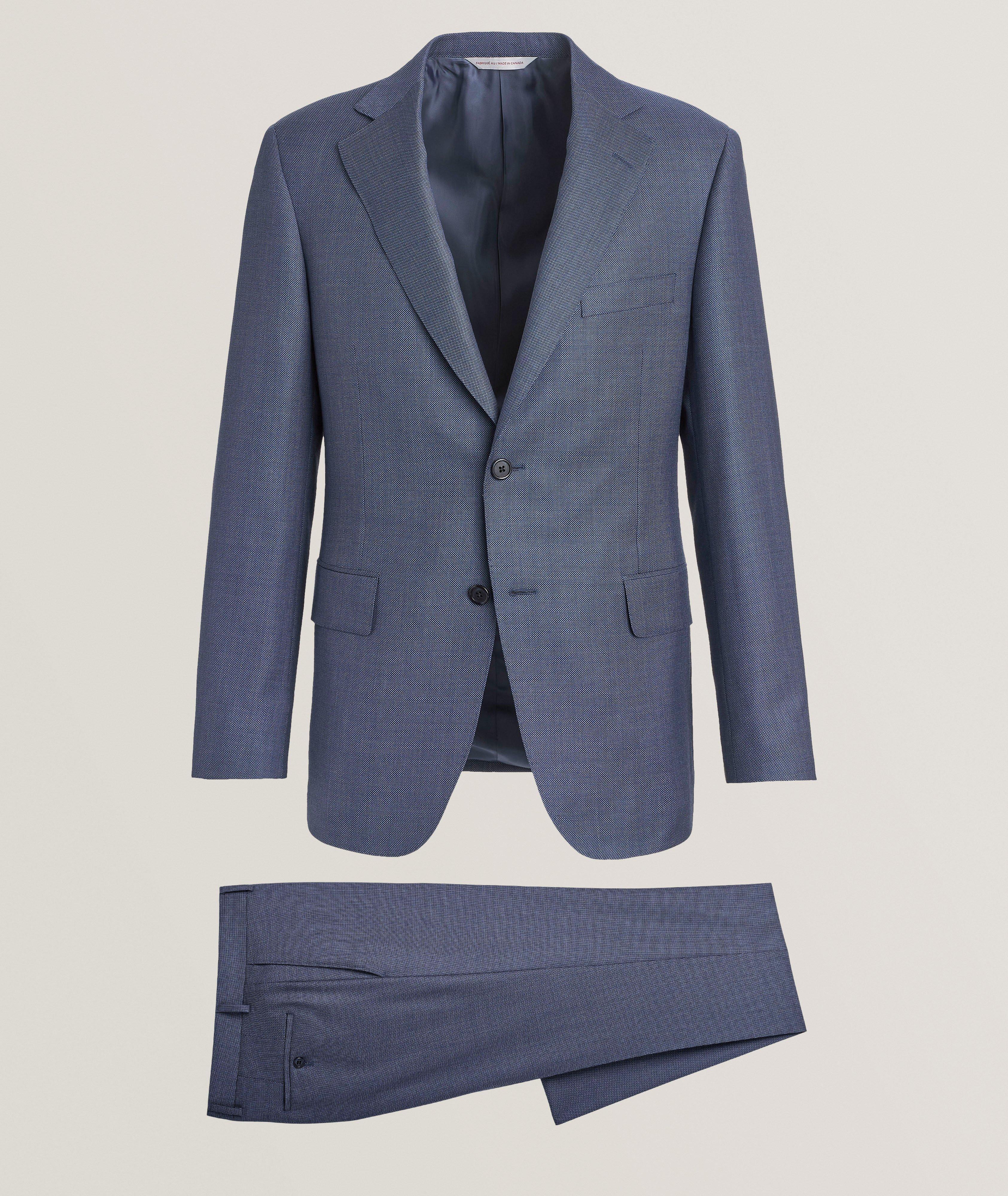 Madison Birdseye Wool Suit