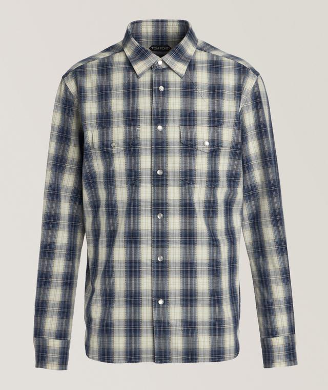 Check Cotton Western Shirt