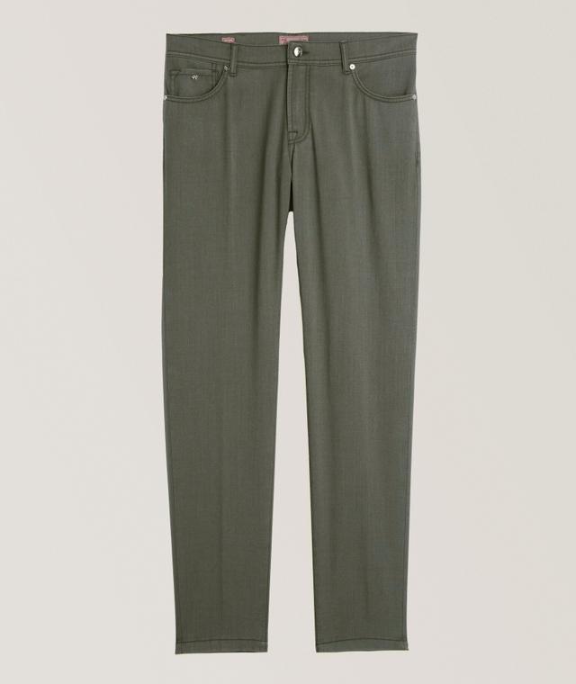 Neranom Virgin Wool Garment-Dyed Pants