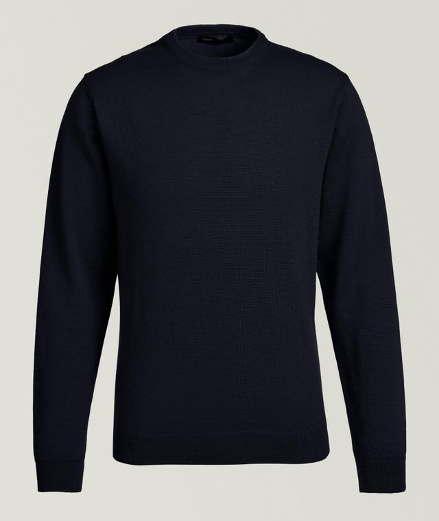 Horst Merino Wool-Blend Crewneck Sweater In Blue | Men's Size XL