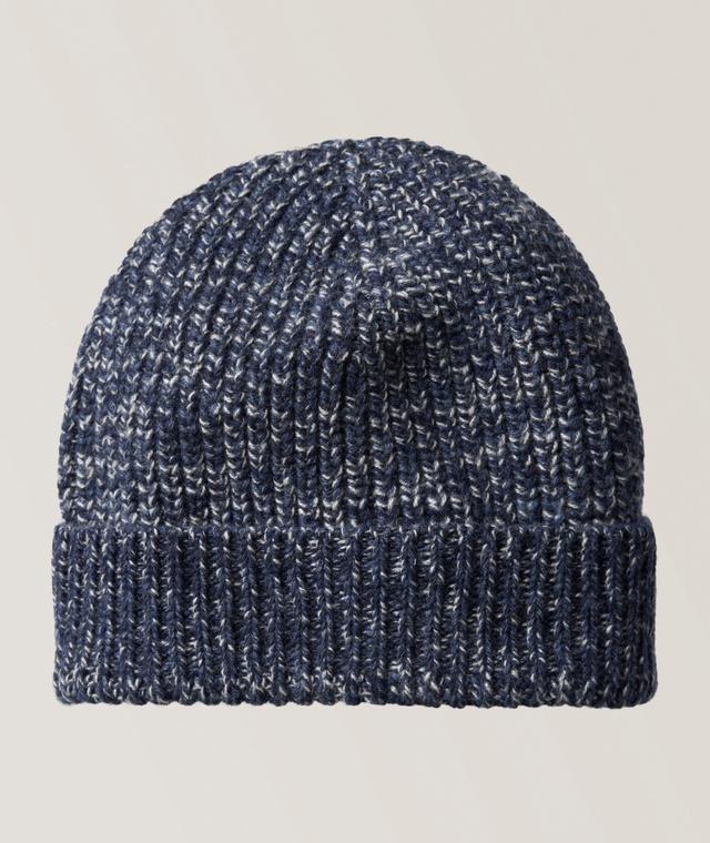 Brunello Cucinelli MÃ©lange Virgin Wool-Blend Beanie In Blue Size Medium