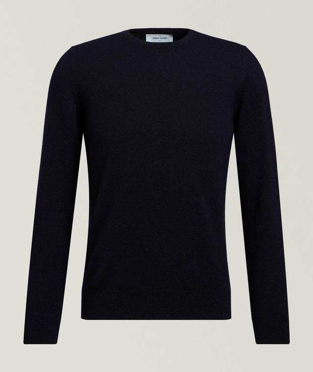 Gran Sasso Virgin Wool-Blend Crewneck Sweater In Blue | Men's Size 54