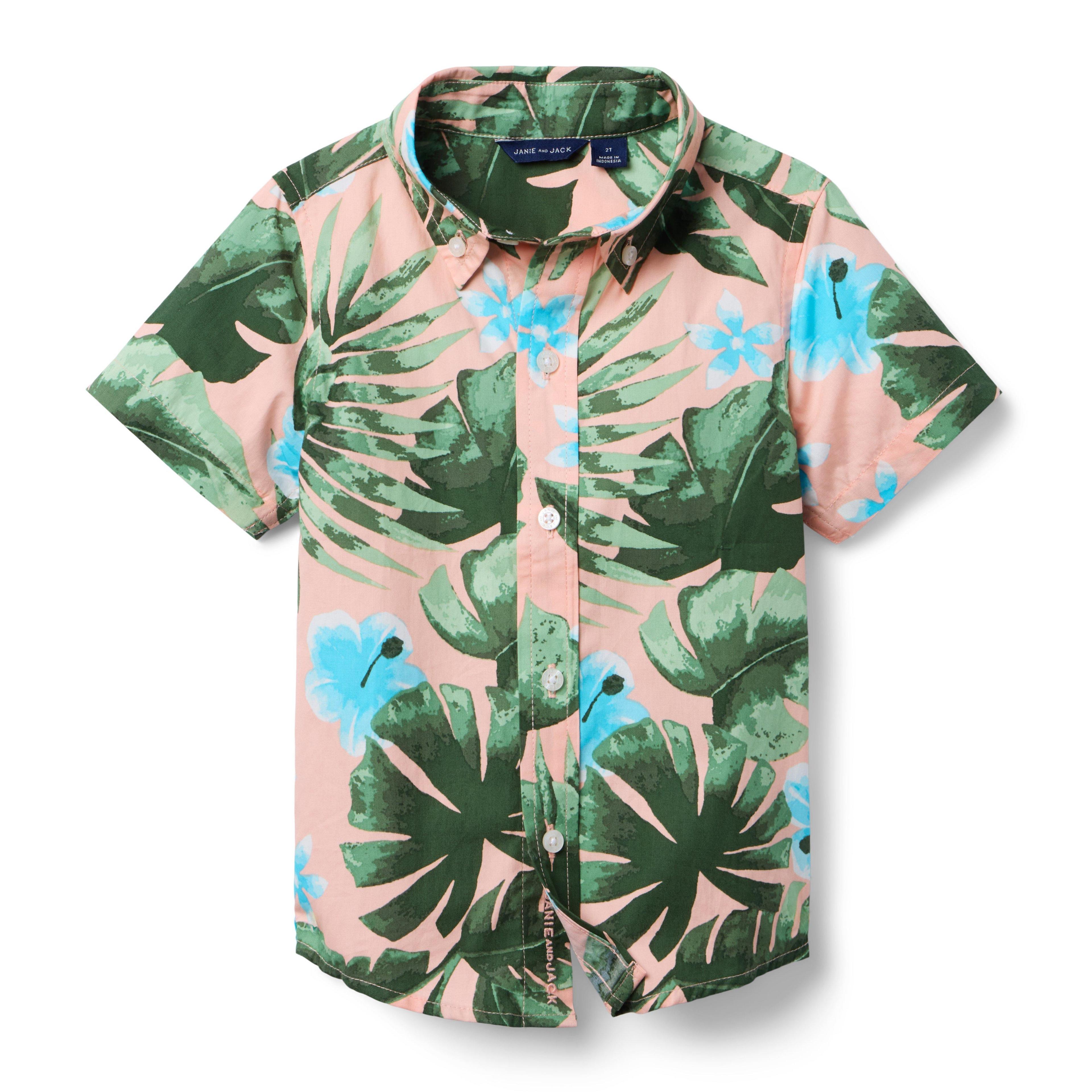 Janie and Jack | The Poplin Shirt - Pink / 2T