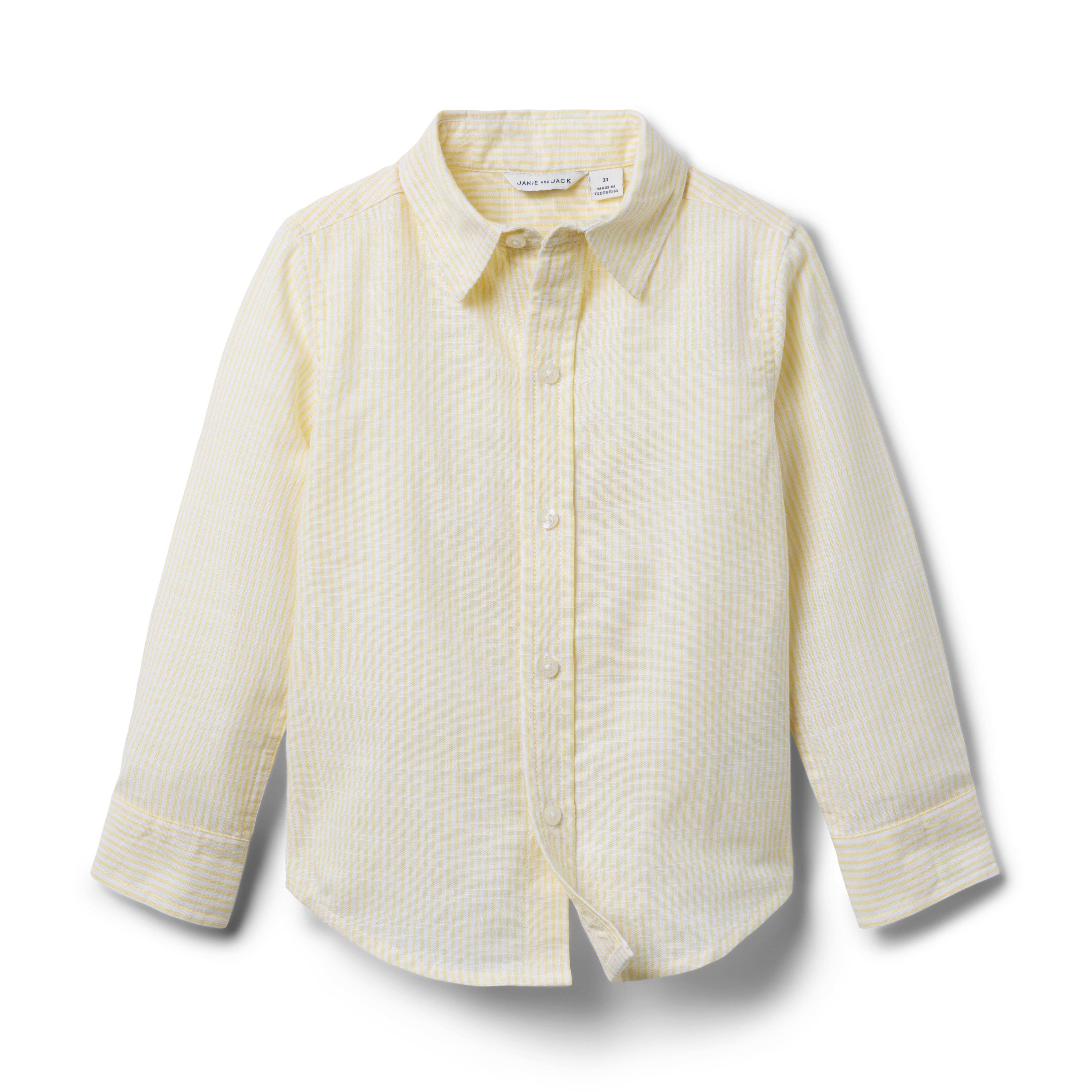Serena Williams x Janie and Jack Stripe Serve Shirt - Yellow / 18-24m